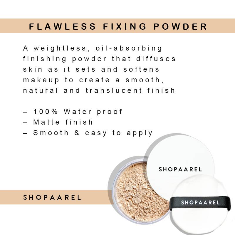 بودرة تثبيت خالية من العيوب