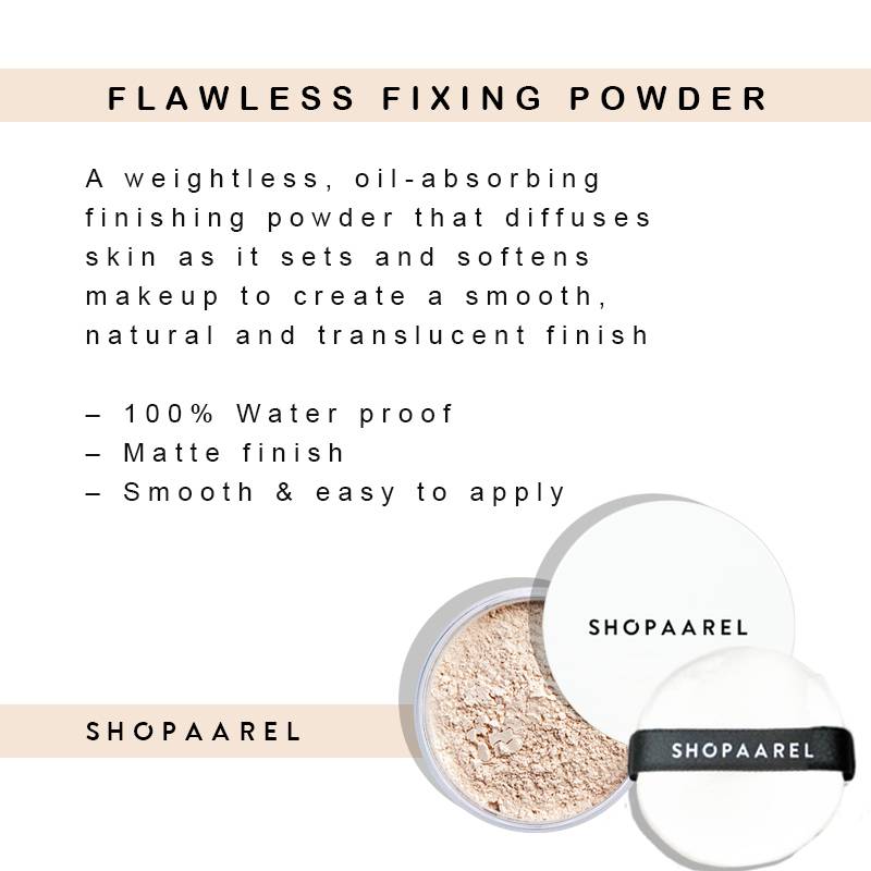 بودرة تثبيت خالية من العيوب