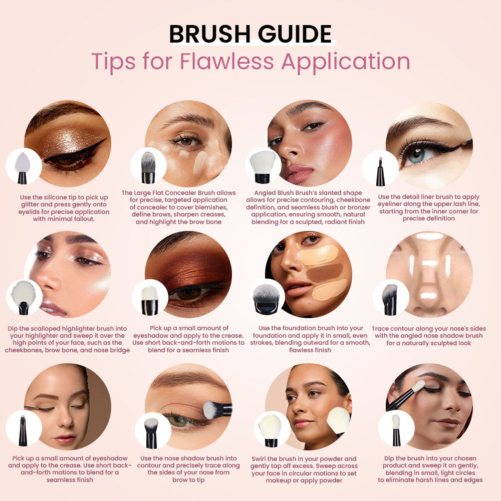 مجموعة الفرش (12 فرشاة)