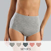 Pack of 5 - Assorted Midi Briefs