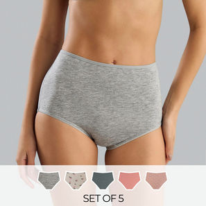 Pack of 5 - Assorted Midi Briefs