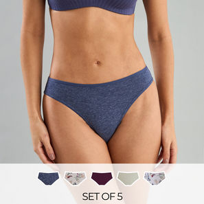 Pack of 5 - Assorted Midi Briefs