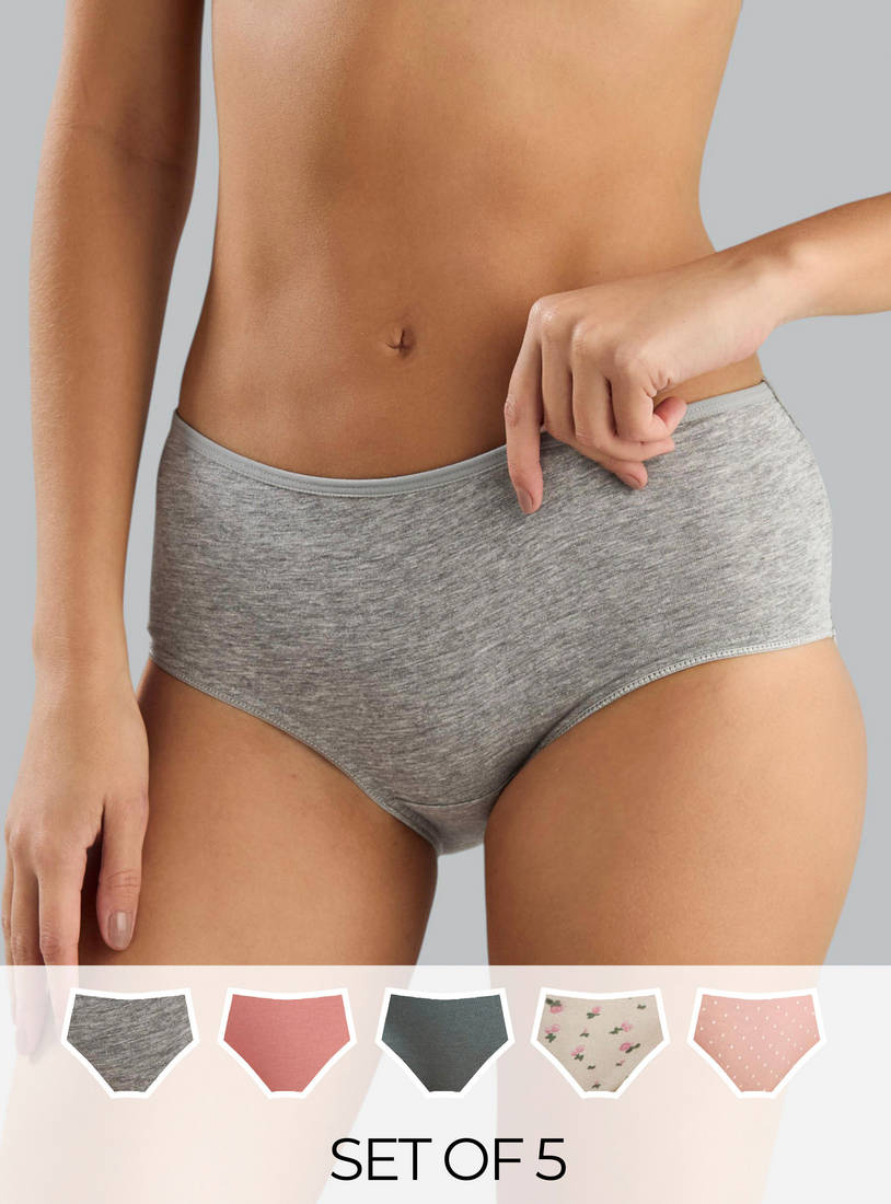 Pack of 5 - Assorted Midi Briefs